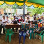 Dinas Sosial Kabupaten Toba Hadir Berikan Pelayanan Sosial dalam Kegiatan Bupati Berkantor di Desa (BUKADESA) di Meranti Timur